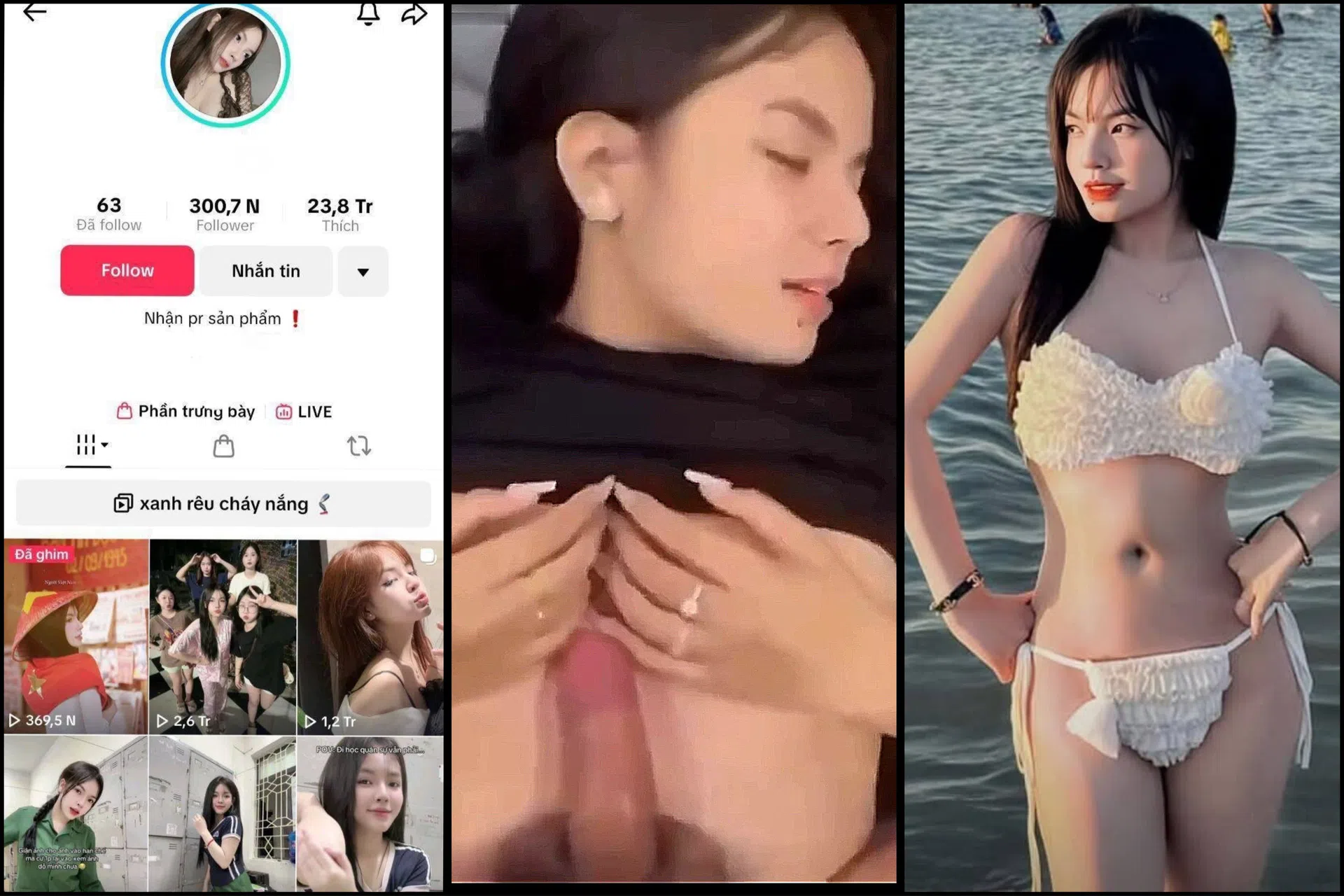 [Hot] Hot Tiktoker Linh Tây hơn 300k fl lộ clip với bạn trai cũ vừa nắc vừa khẩu dâm